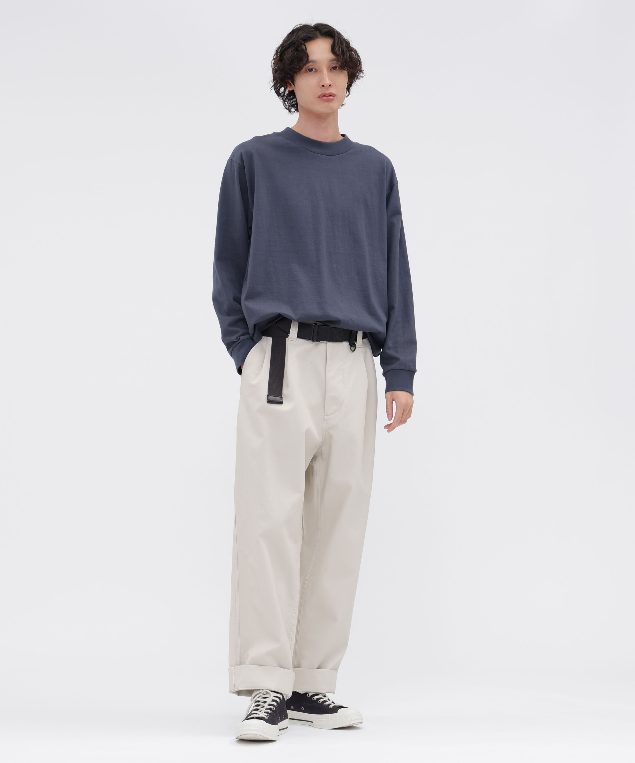 MHL.「MATTE COTTON JERSEY TOP」|Tシャツ・カットソー|
