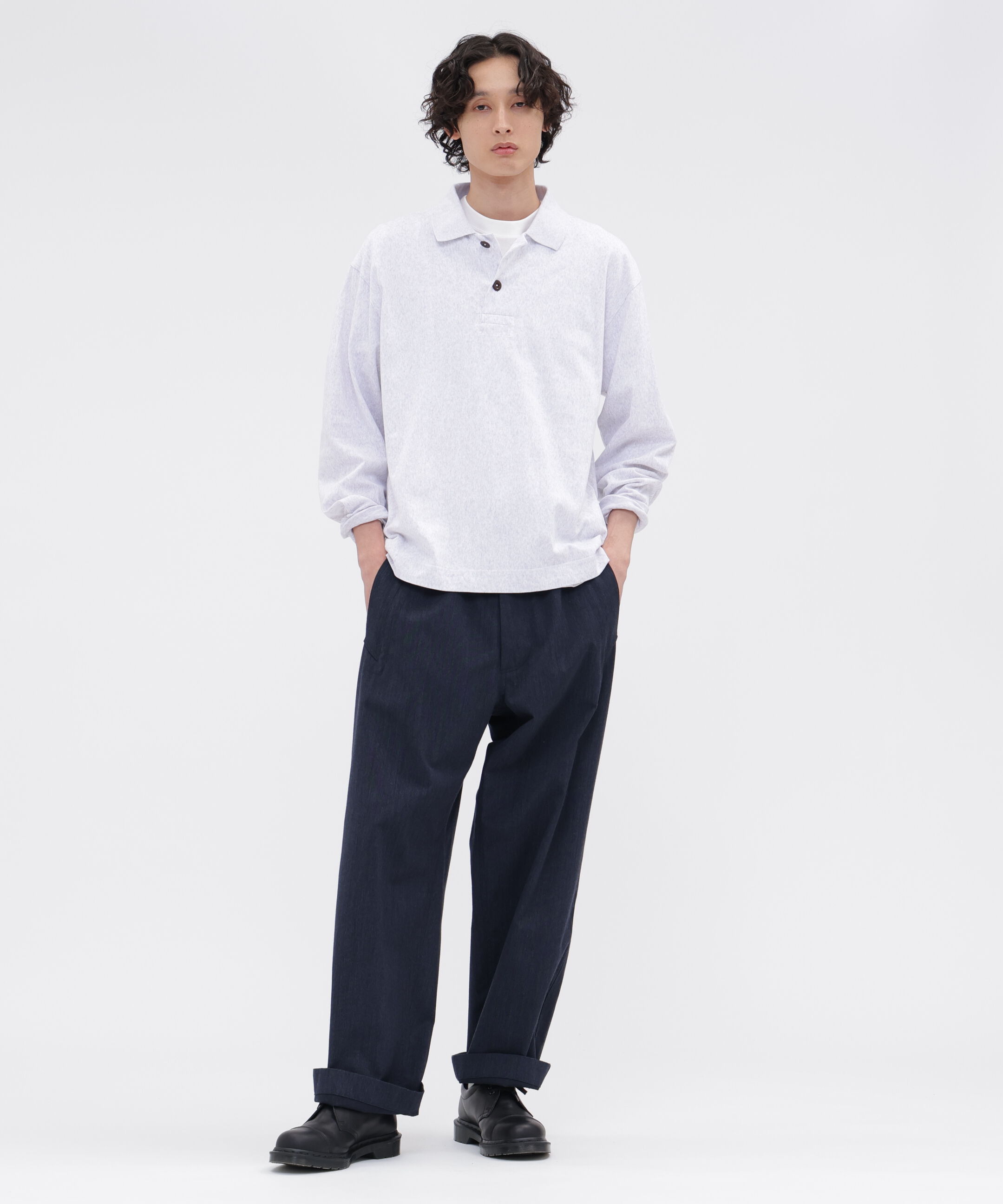 MHL.「FINE GRAIN COTTON JERSEY TOP」|Tシャツ・カットソー|