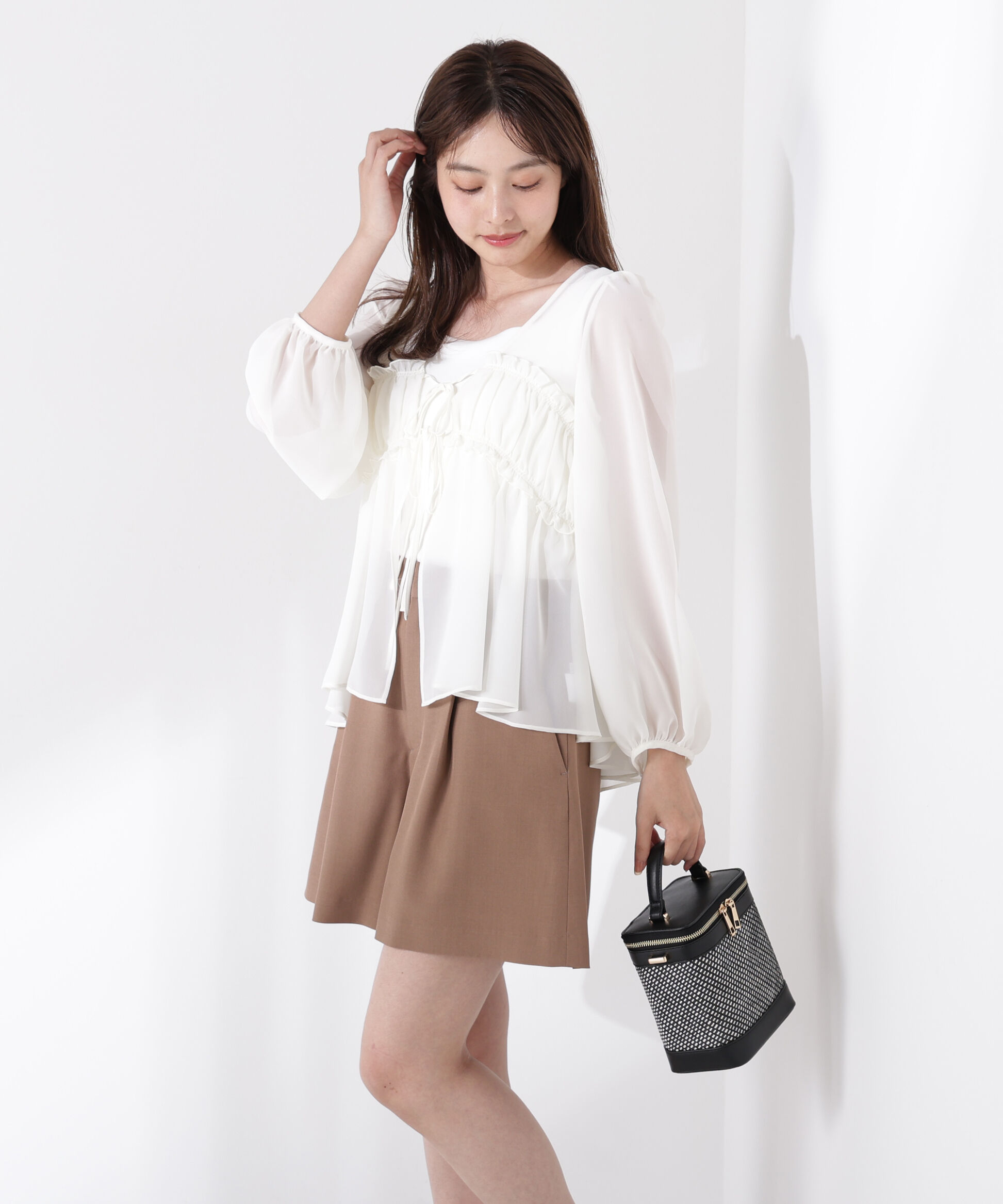 PROPORTION BODY DRESSING「タックショートパンツ」|その他|