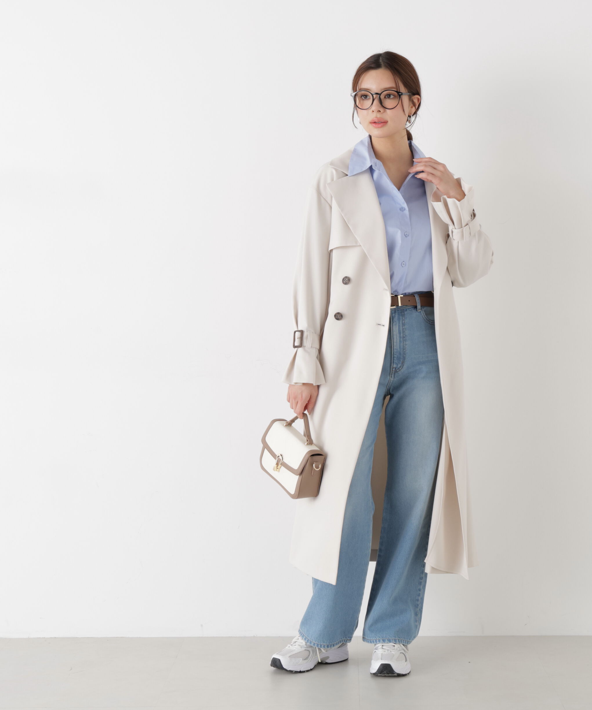 PROPORTION BODY DRESSING「〈a/mie〉オーバーシャツ　26SS」|シャツ・ブラウス|