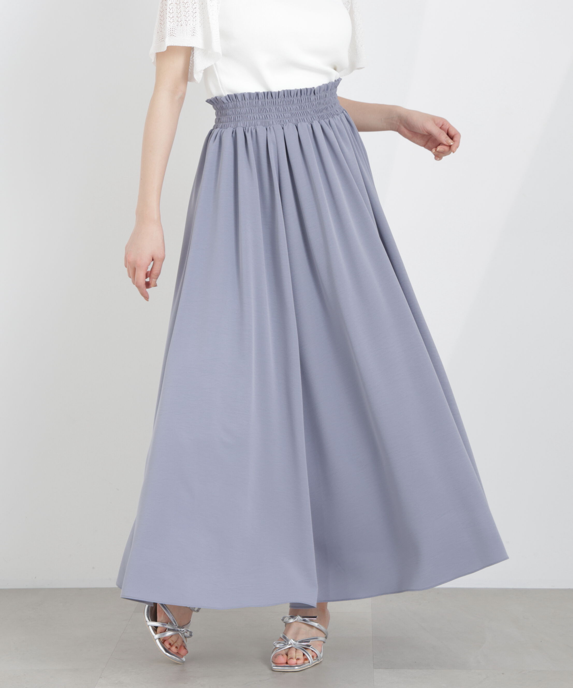 PROPORTION BODY DRESSING「ゴムシャーリングギャザースカート　26SS」|スカート|