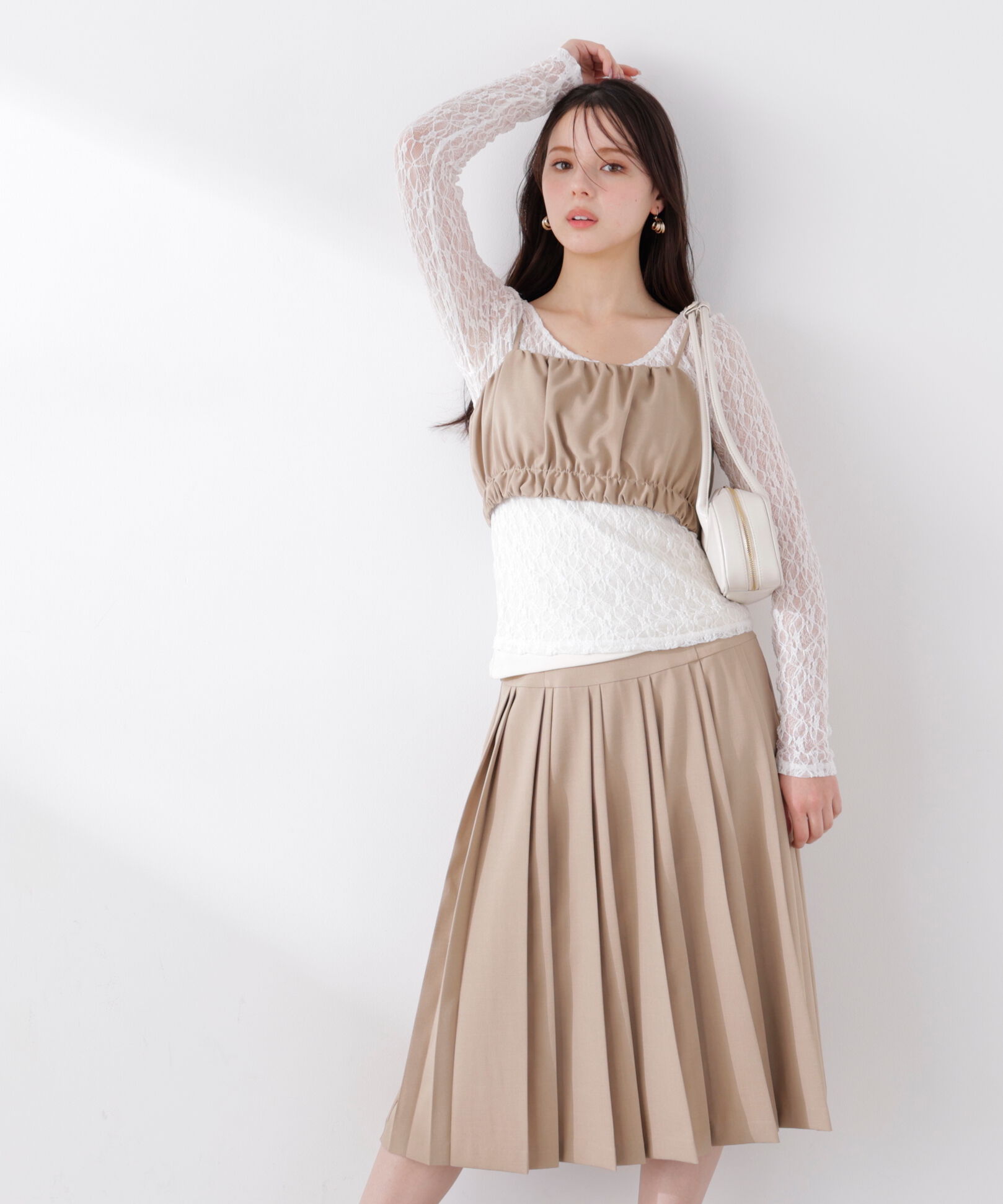 PROPORTION BODY DRESSING「ギャザービスチェ　26SS」|シャツ・ブラウス|