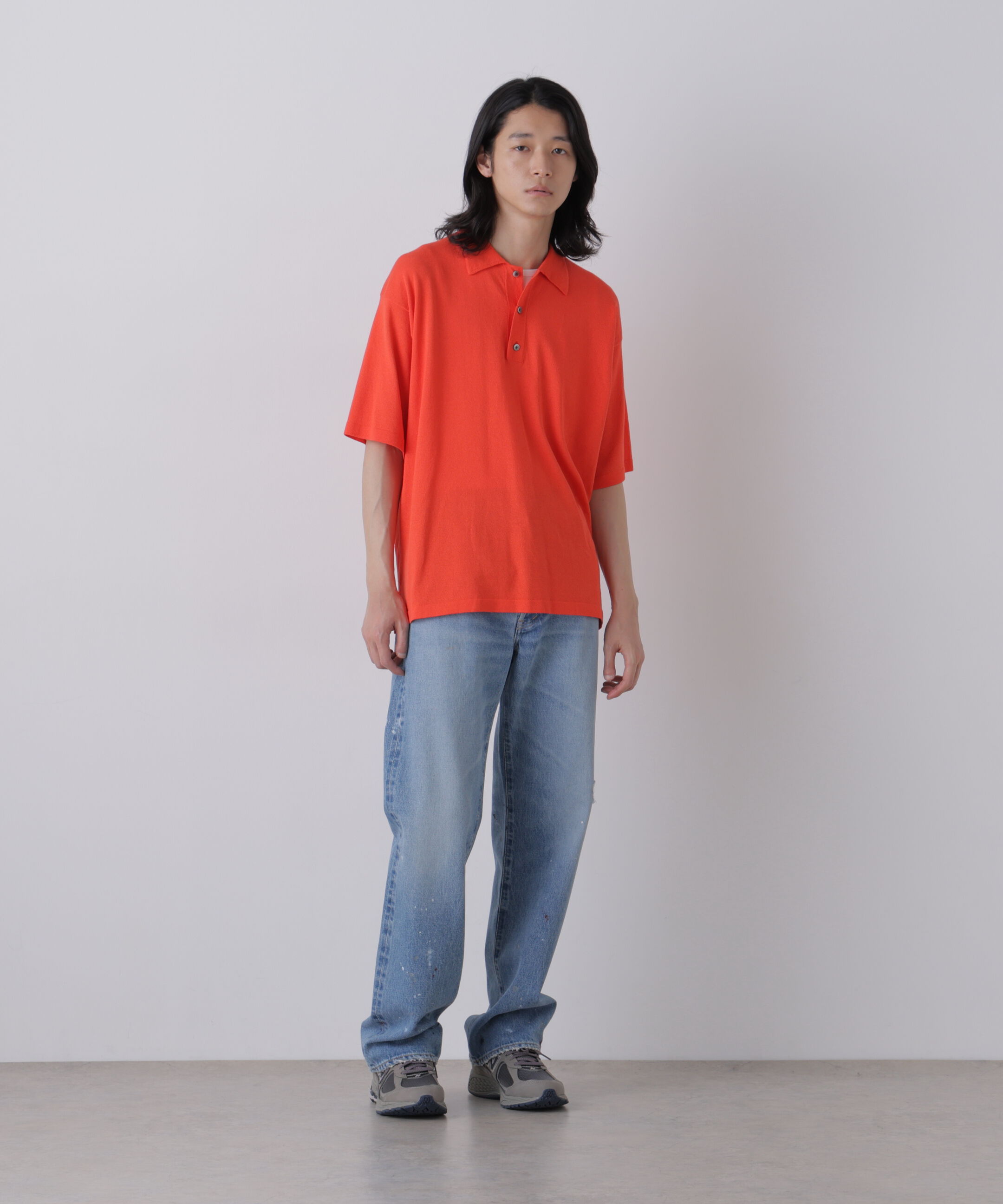 YLEVE 「YLEVE / WASHI COTTON PAPER KNIT POLO」|ニット・セーター|