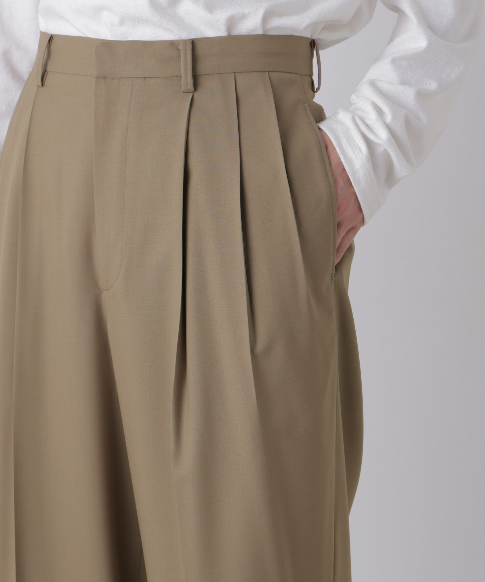 YLEVE 「YLEVE / SUPER140's WOOL TROPICAL TROUSERS」|その他|