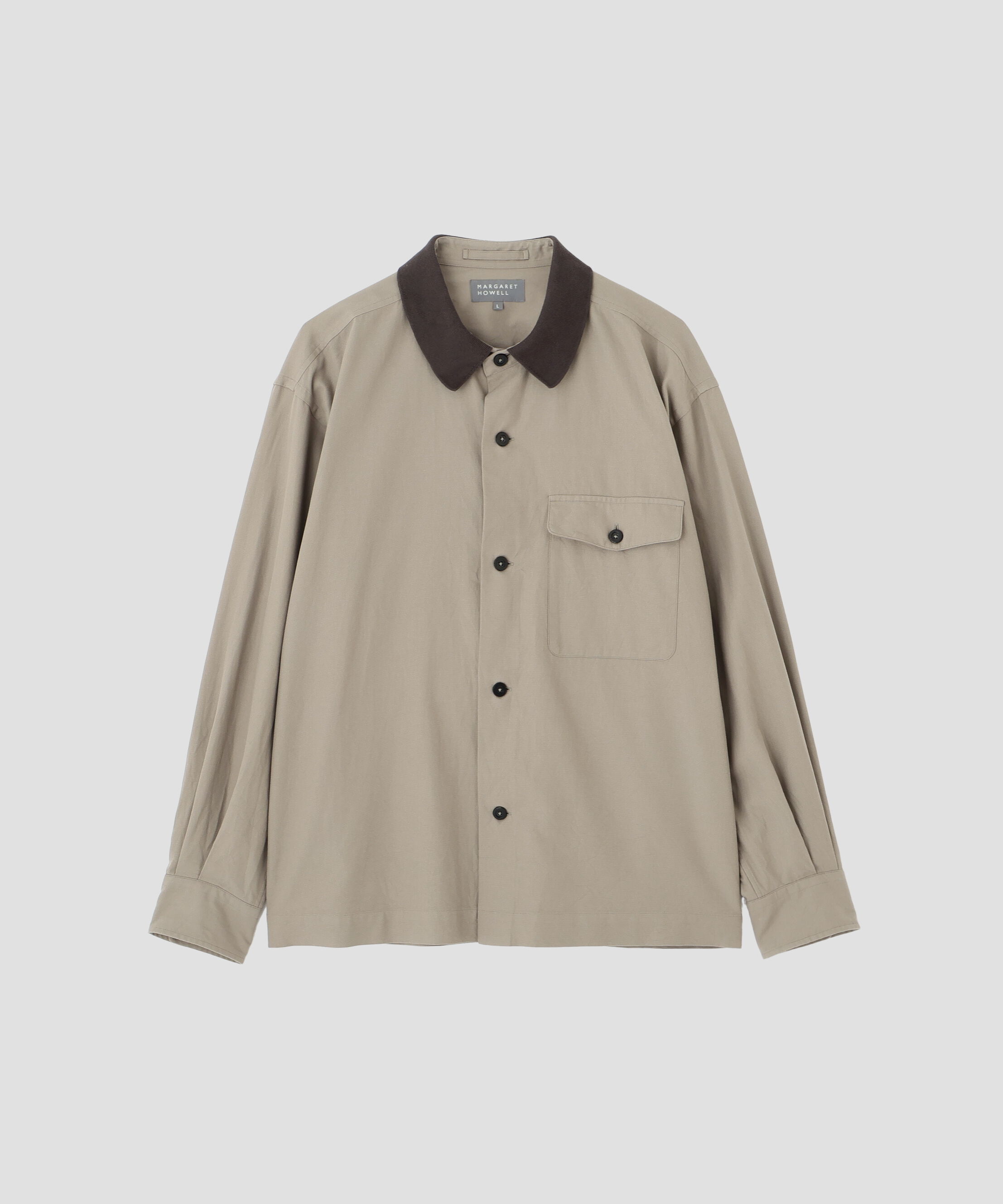 MARGARET HOWELL「TEXTURED COTTON PIQUE SHIRT」|シャツ・ブラウス|