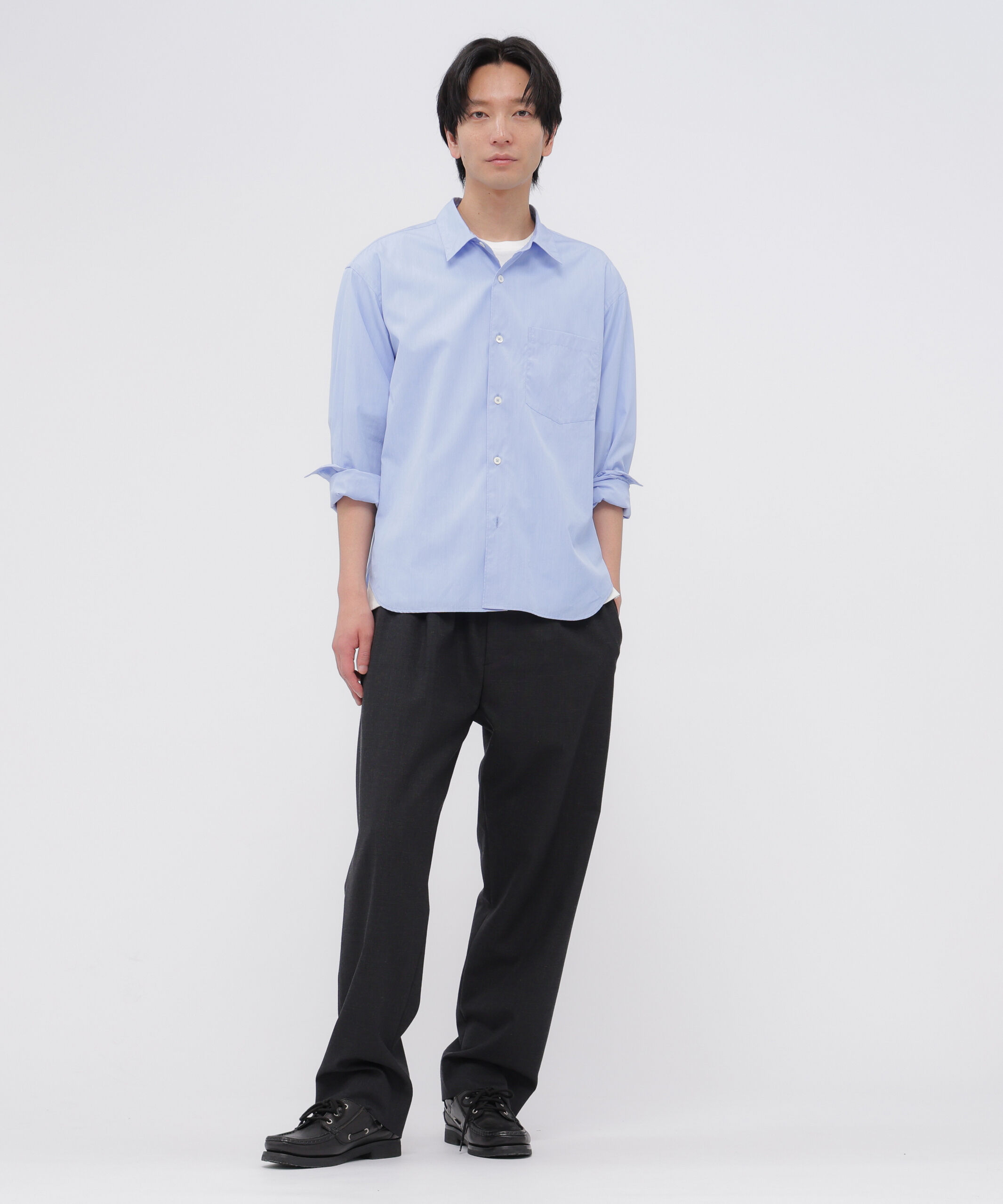 MARGARET HOWELL「COMPACT COTTON END ON END SHIRT」|シャツ・ブラウス|