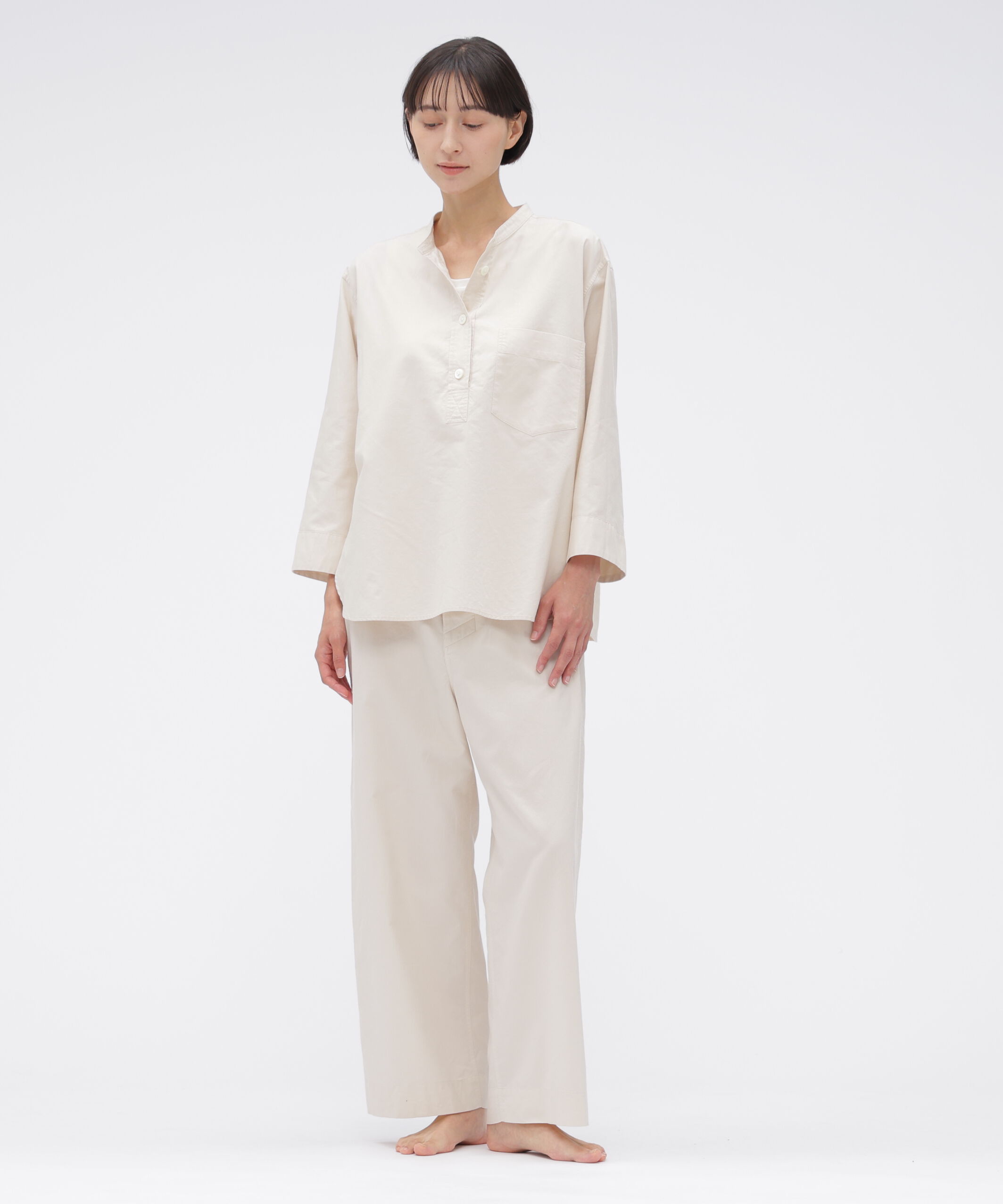 MARGARET HOWELL HOUSEHOLDGOODS「BRUSHED OXFORD PJ SHIRT」|シャツ・ブラウス|