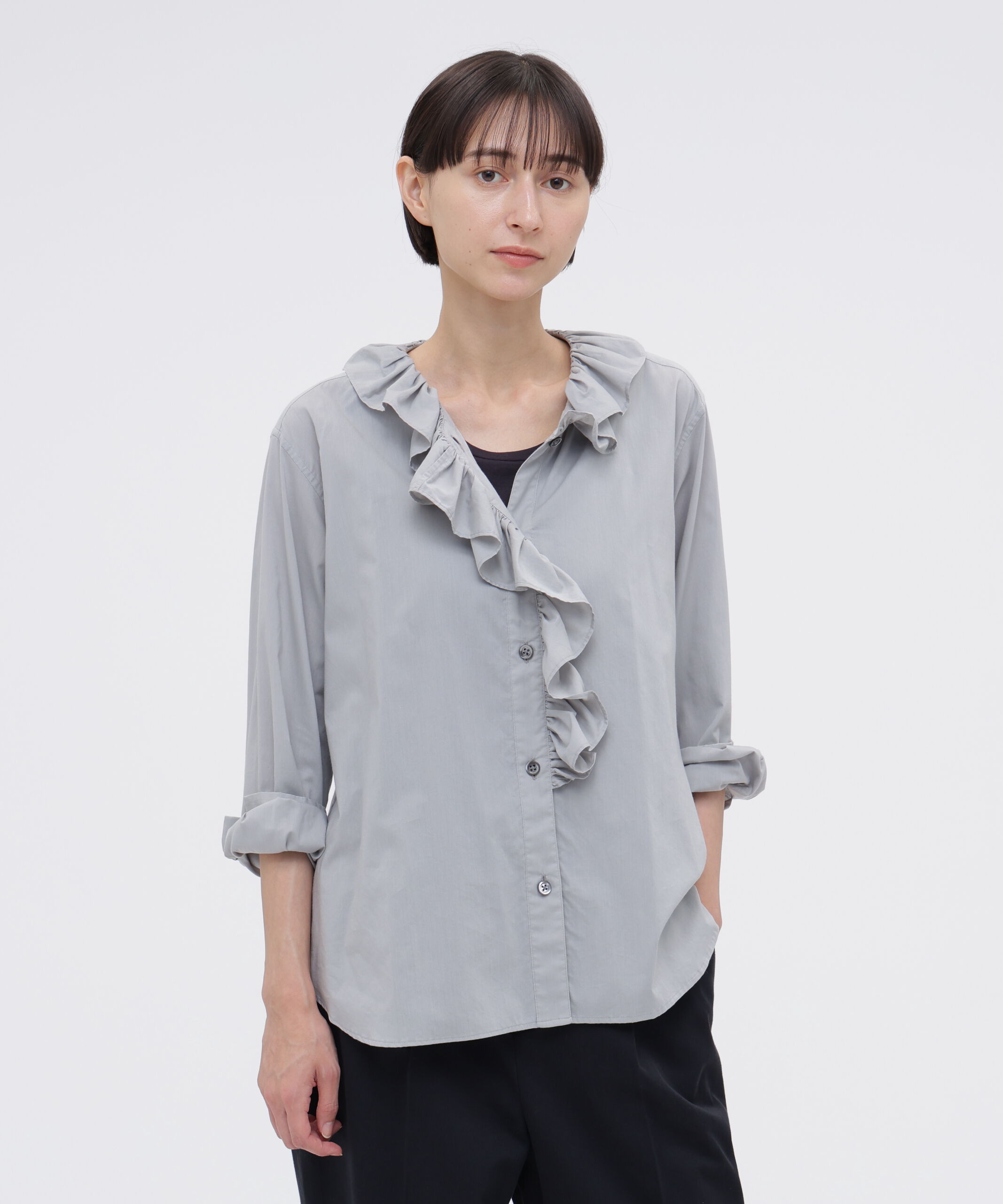  「WASHED COTTON CHAMBRAY SHIRT」|シャツ・ブラウス|SAGE7