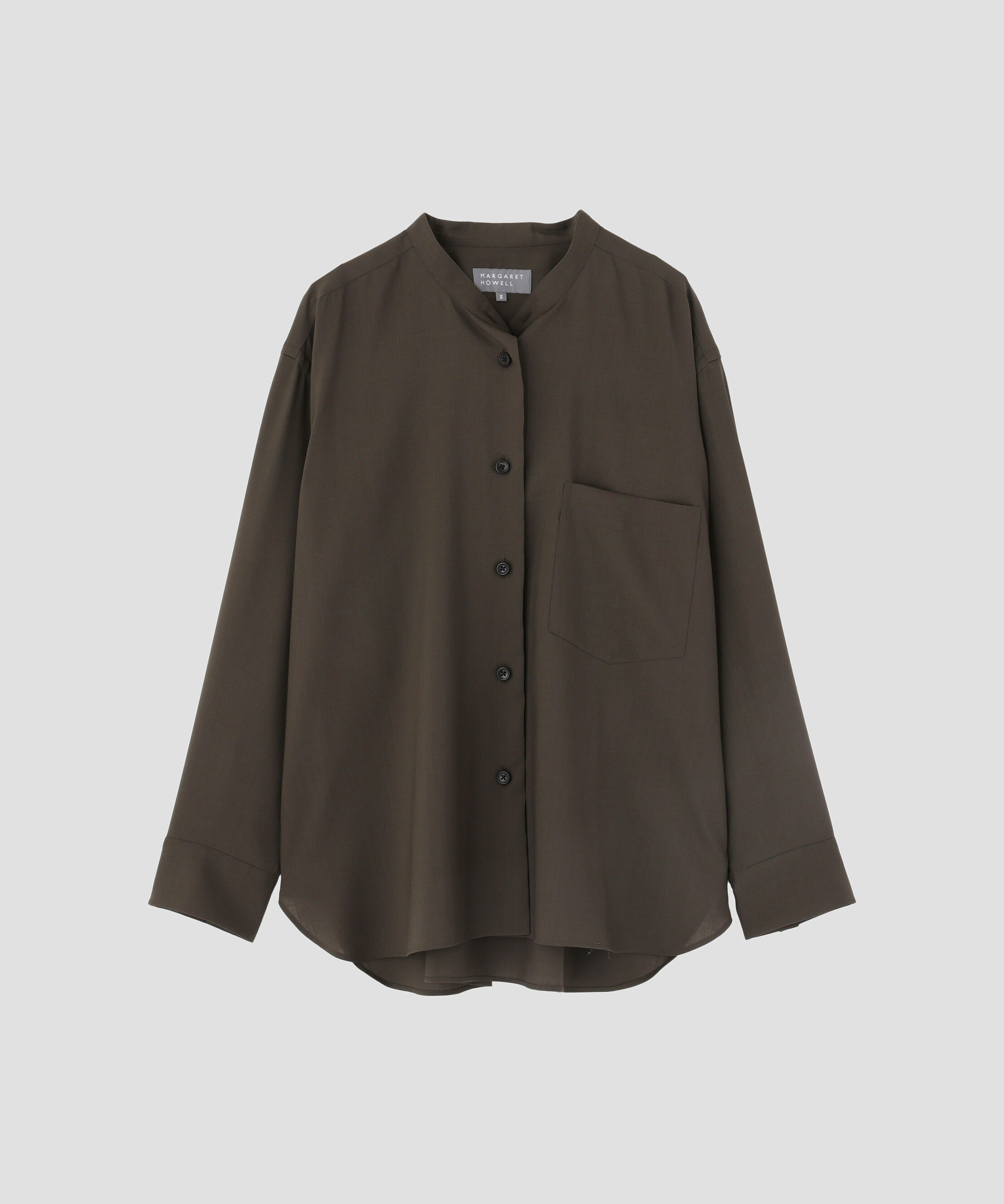  「WASHABLE WOOL PLAINWEAVE SHIRT」|シャツ・ブラウス|