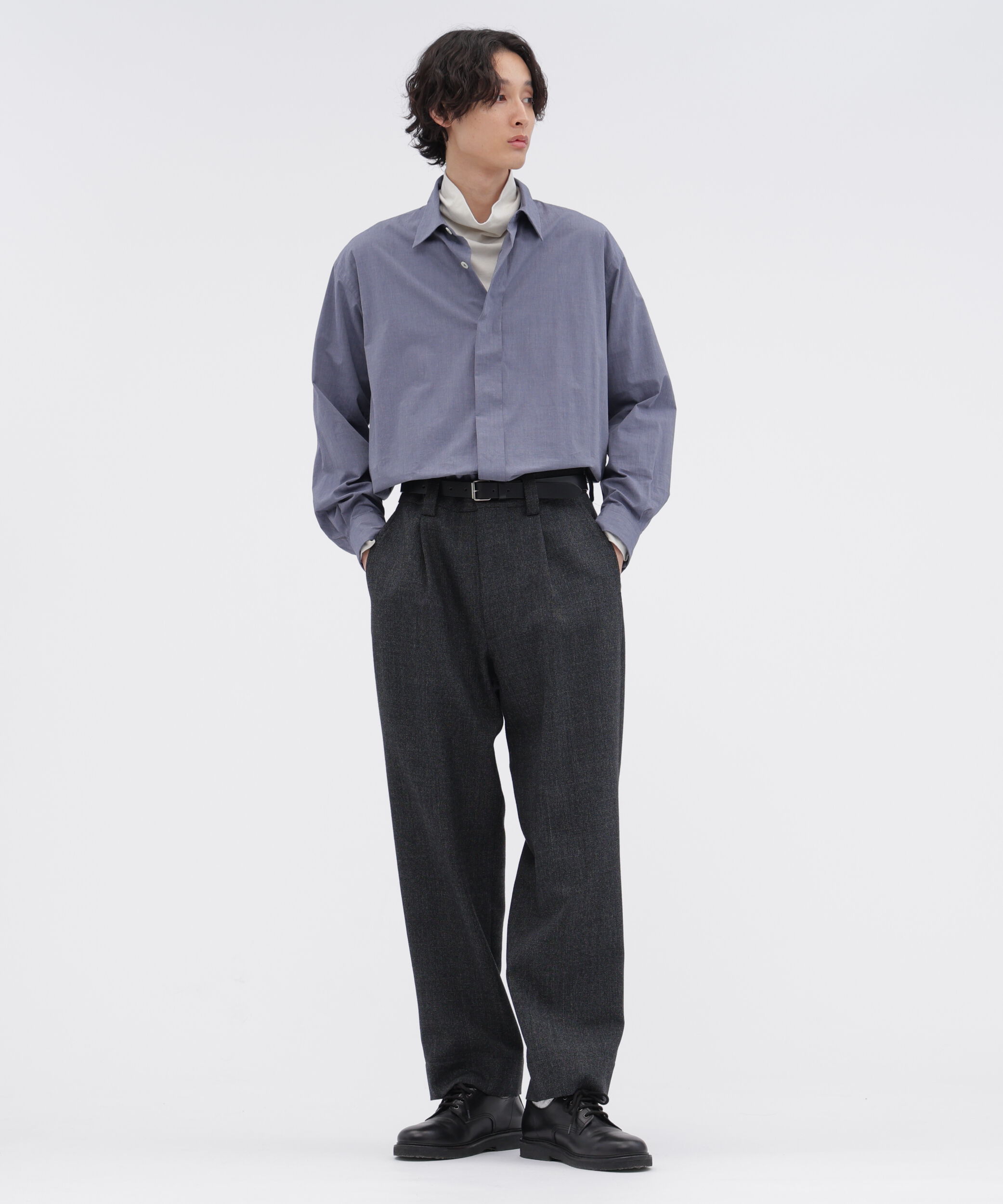 MARGARET HOWELL「FINE COTTON END ON END SHIRT」|シャツ・ブラウス|