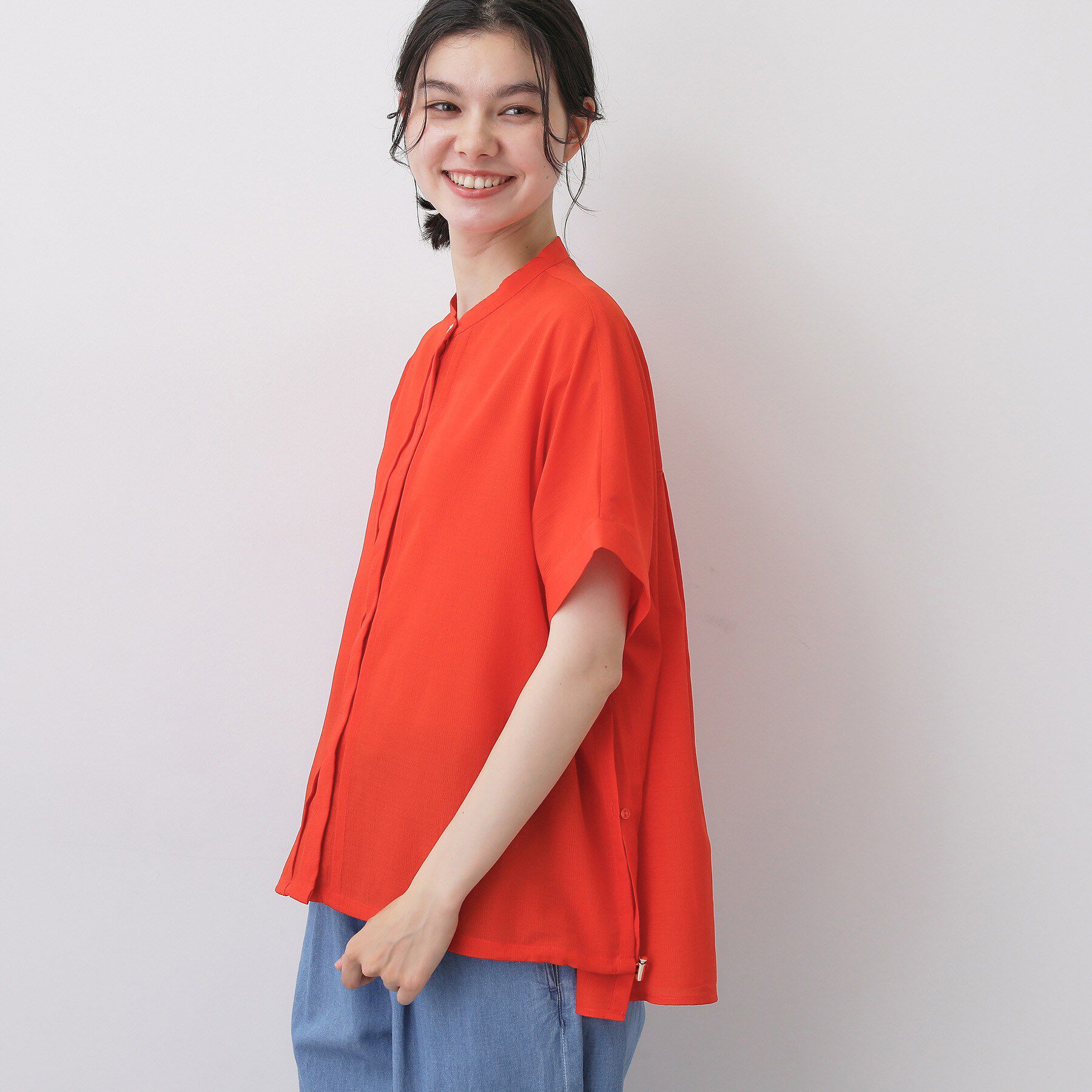 Dessin「【高通気/セットアップ可】ドロストシャツ」|シャツ・ブラウス|