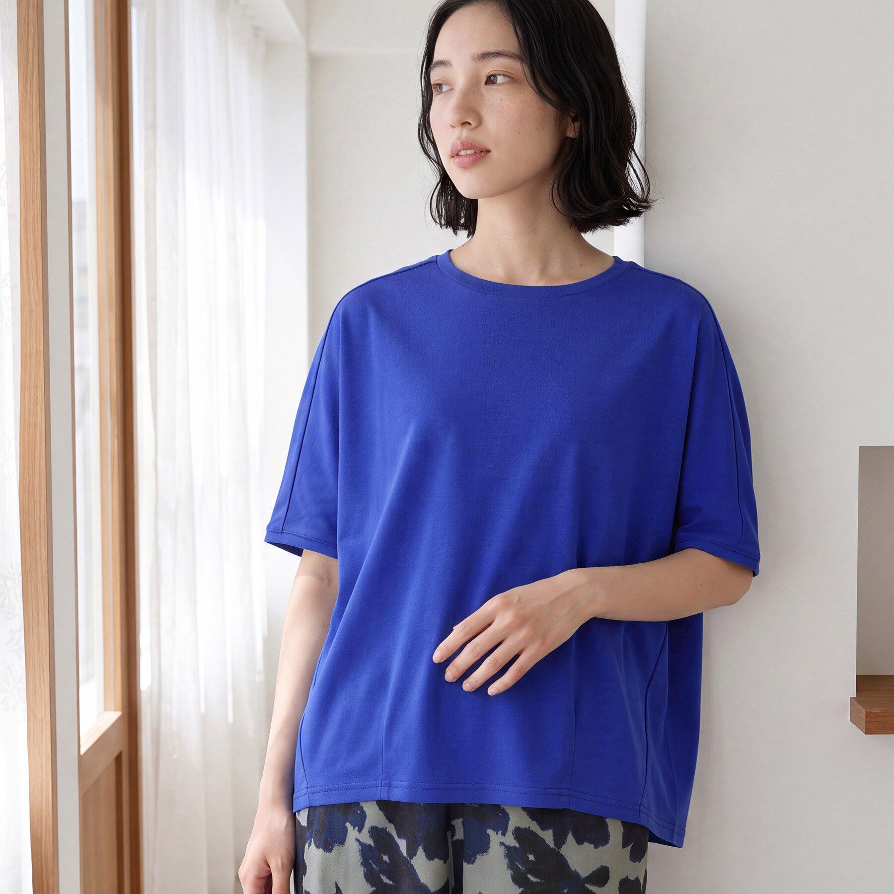 Dessin「【汗シミ防止/UVカット】ドルマンスリーブ プルオーバー」|Tシャツ・カットソー|