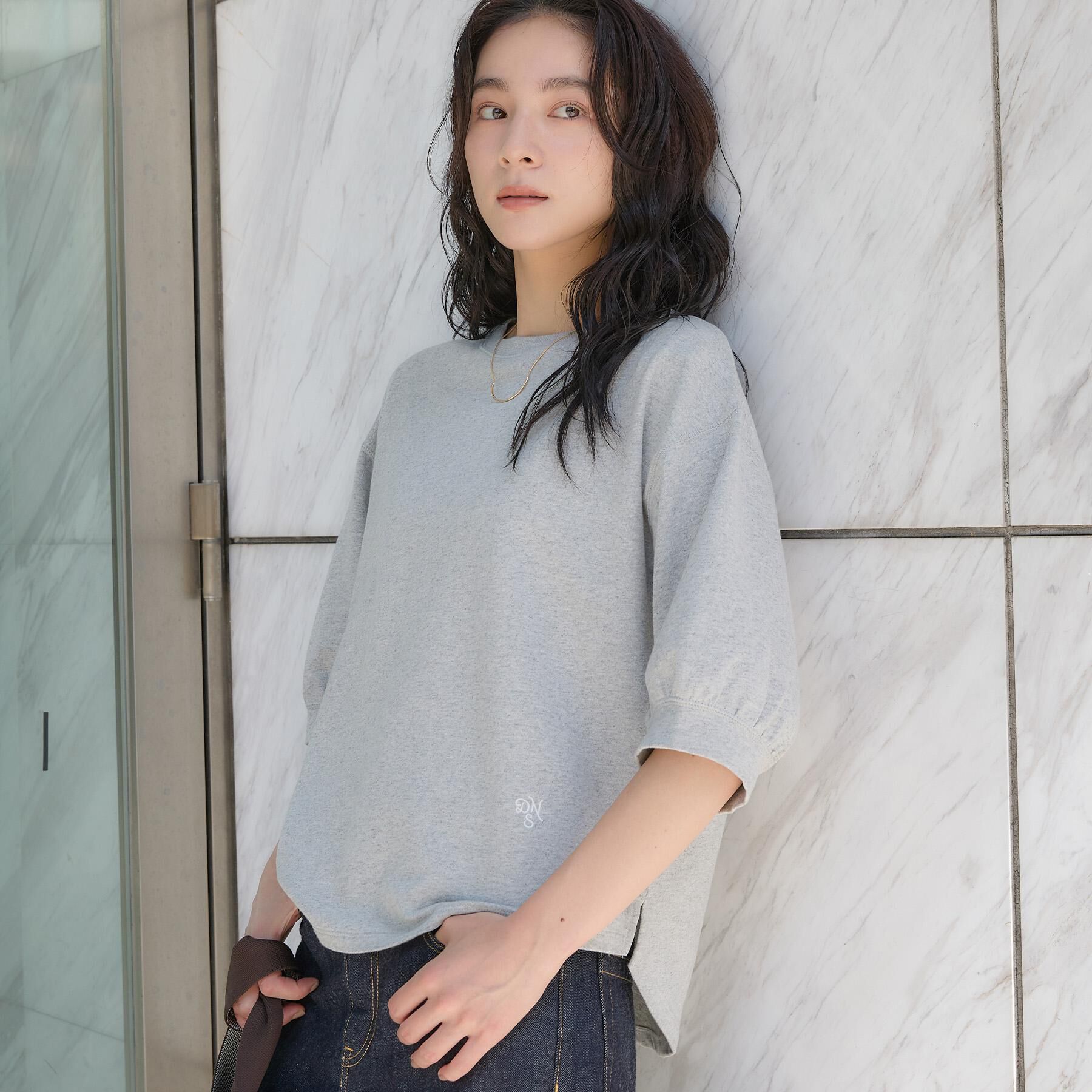 Dessin「バックヘンリーカットソー5分袖」|Tシャツ・カットソー|