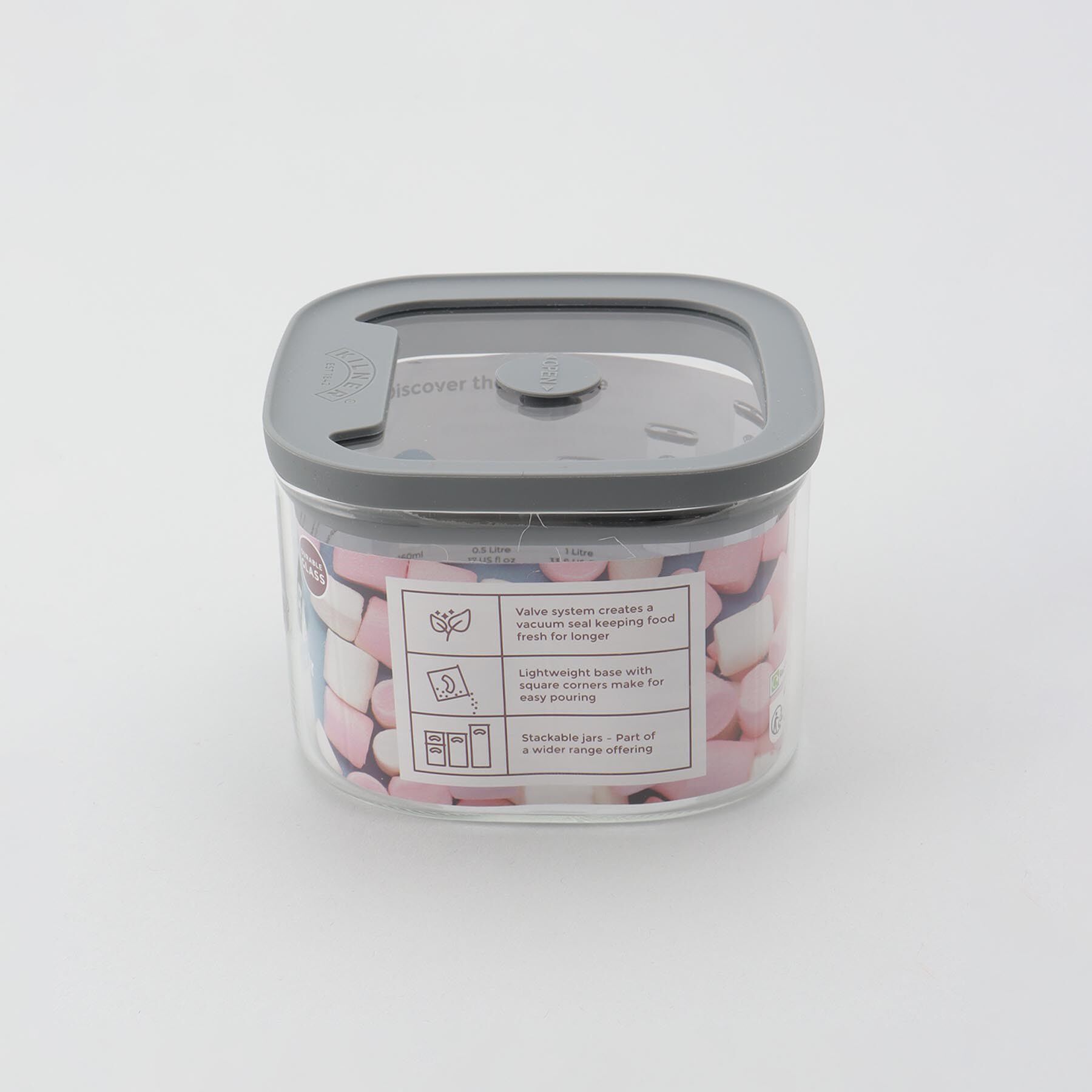 212 KITCHEN STORE「フレッシュストレージ スクエア ジャー 0.5L ＜KILNER キルナー＞」|その他|