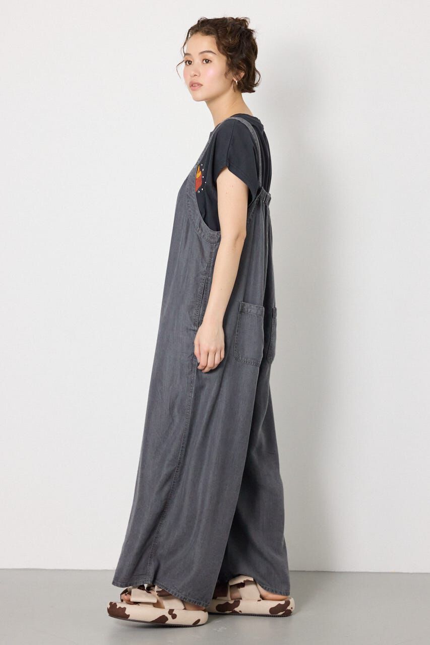 RODEO CROWNS「Thickness DENIMギャザーサロペット」|その他|