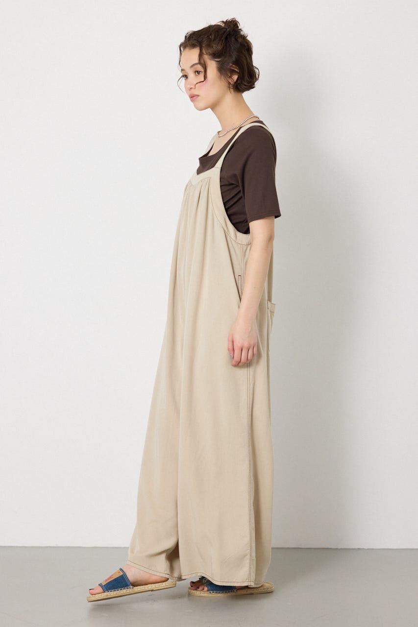 RODEO CROWNS「Thickness DENIMギャザーサロペット」|その他|
