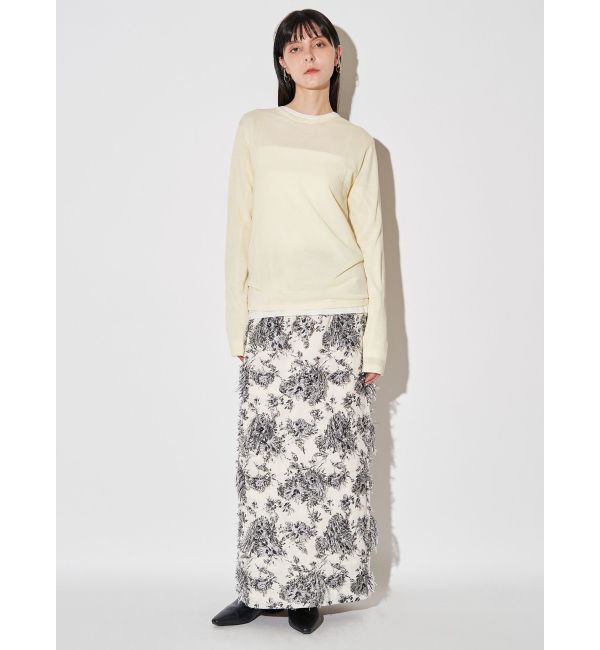 ELENDEEK「MULTI JACQUARD SK」|スカート|