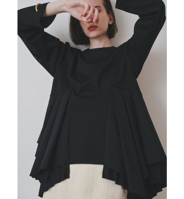 ELENDEEK「DOCKING RANDOM HEM CS」|Tシャツ・カットソー|