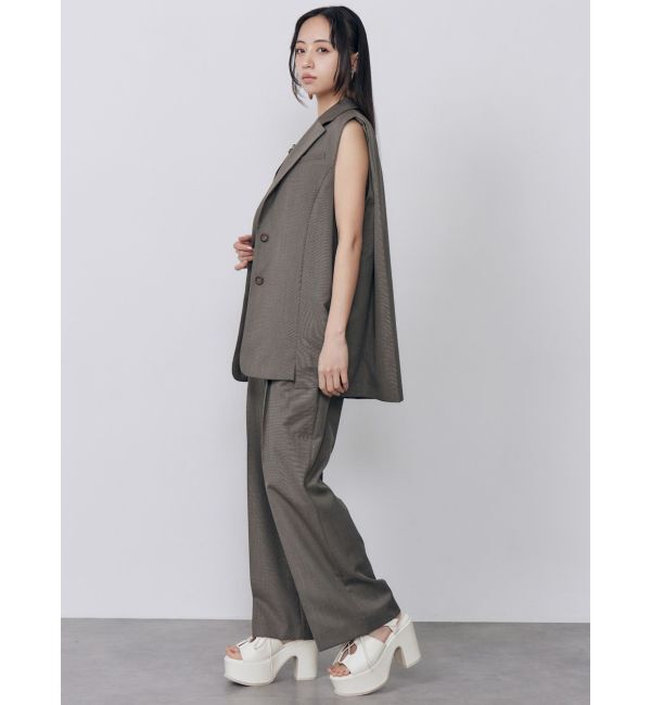 MURUA「バックタックジレ【セットアップ着用可】」|ベスト・ジレ|
