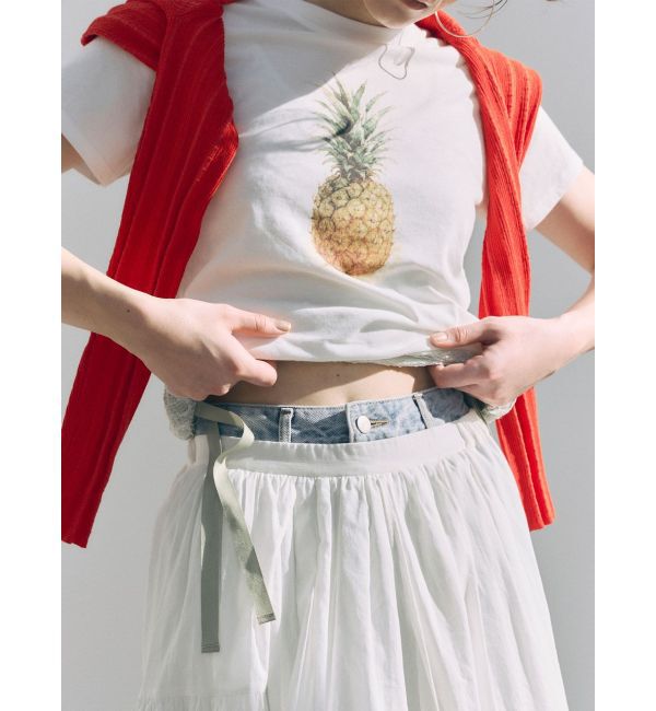 LAGUNAMOON「フルーツコンパクトTシャツ」|Tシャツ・カットソー|グリーン