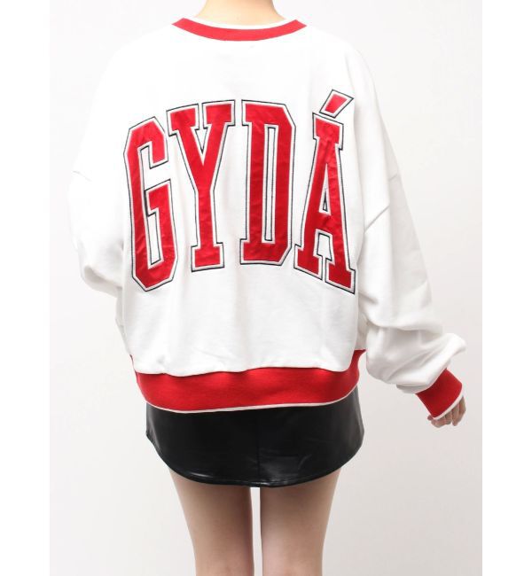GYDA「GYDA BICOLOR スウェットトップス」|スウェット・ジャージ|オフホワイト