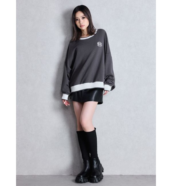 GYDA「GYDA BICOLOR スウェットトップス」|スウェット・ジャージ|
