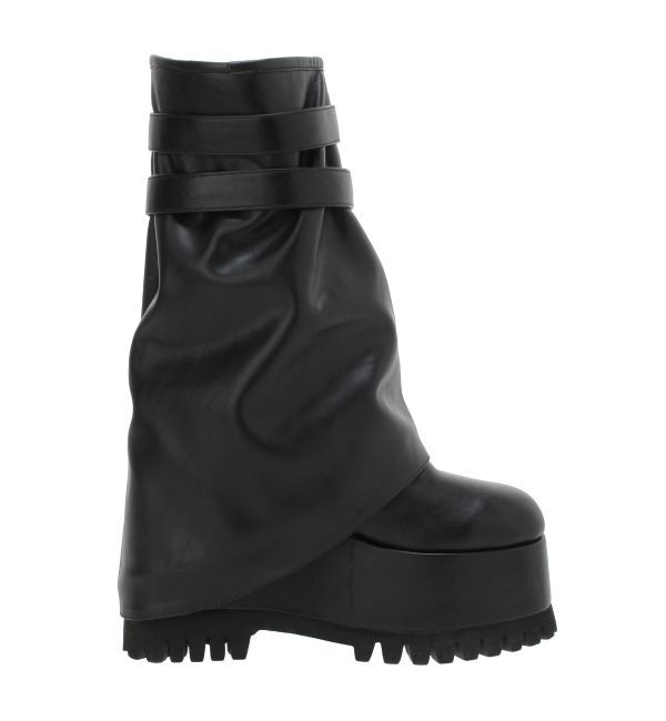 GYDA「ZIP design loose coverブーツ」|ロングブーツ|