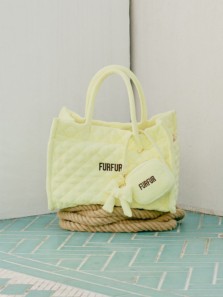 FURFUR「【限定カラー】パイルキルティングトートバッグ」|トートバッグ|