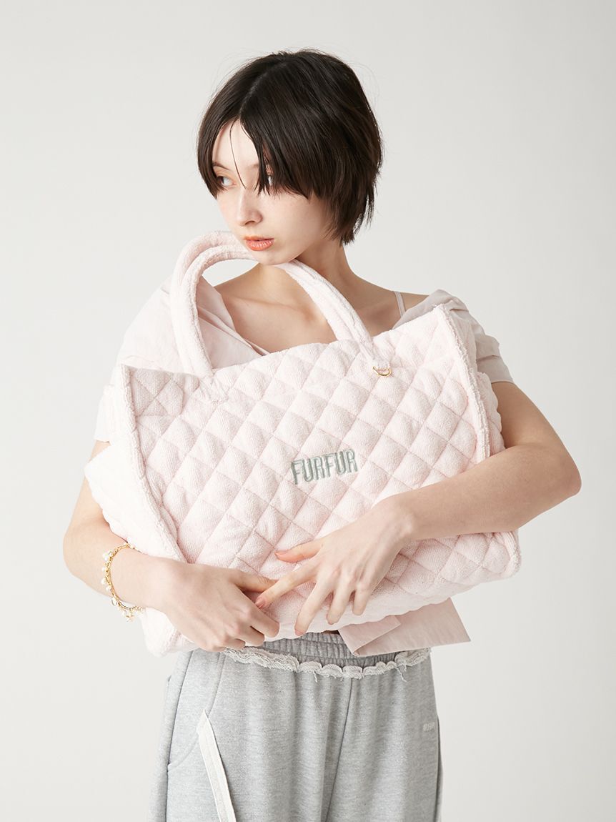 FURFUR「【限定カラー】パイルキルティングトートバッグ」|トートバッグ|