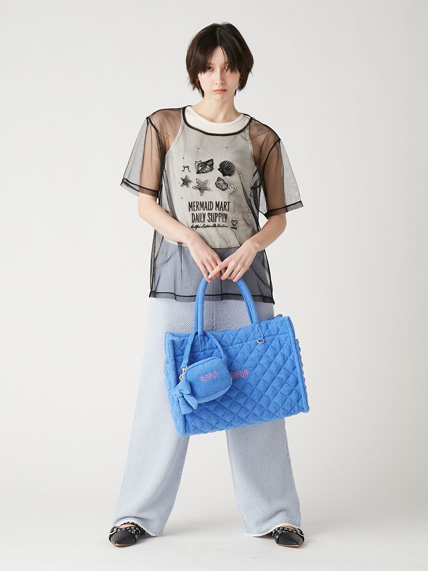FURFUR「【限定カラー】パイルキルティングトートバッグ」|トートバッグ|
