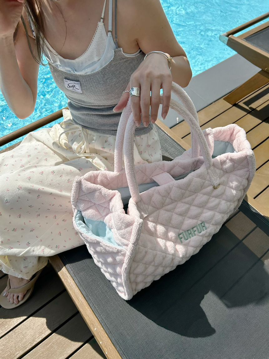 FURFUR「【限定カラー】パイルキルティングトートバッグ」|トートバッグ|