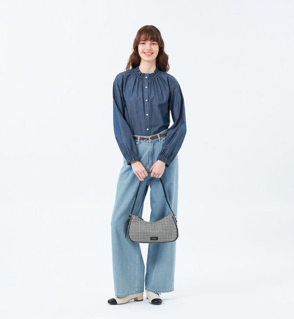 MACKINTOSH PHILOSOPHY「フリルカラーコットンブラウス」|シャツ・ブラウス|