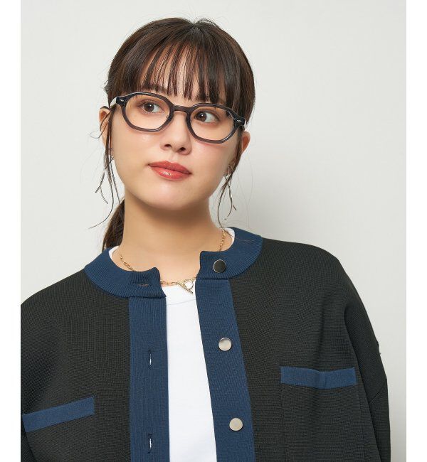  「Zoff｜SHIBATA HIKARI｜メガネ｜多角形型｜伊達・度付き レンズ交換券付」|メガネ|