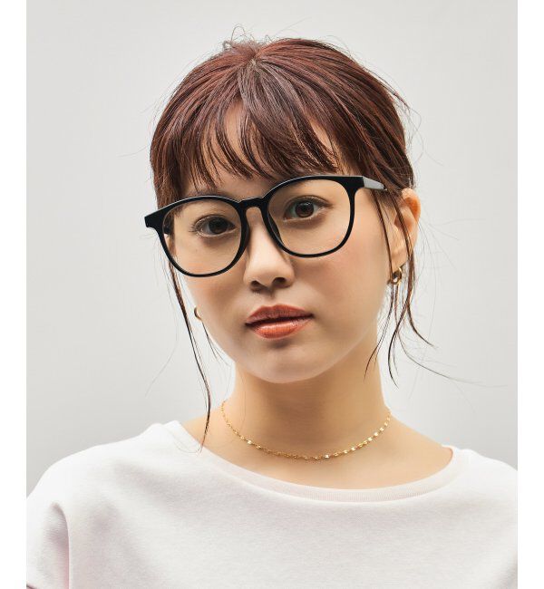  「SUNCUTGlasses/UV100%CUT クリアレンズサングラス クリアUV100%  ビッグシェイプ  紫外線対策__UVカット」|サングラス|