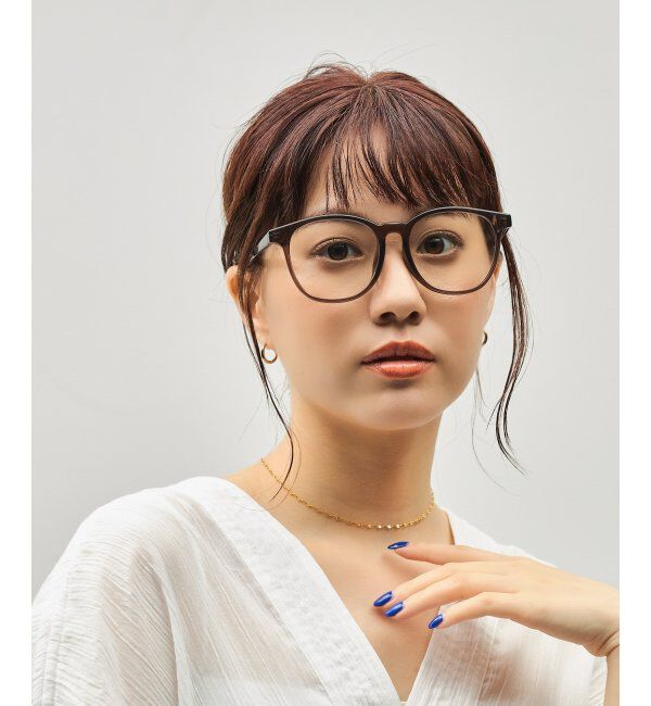  「SUNCUTGlasses/UV100%CUT クリアレンズサングラス クリアUV100%  ビッグシェイプ  紫外線対策__UVカット」|サングラス|