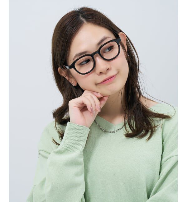  「Zoff｜JOURNAL STANDARD relume ジャーナルスタンダードレリューム  ウェリントン メガネ  レンズ交換券付」|メガネ|