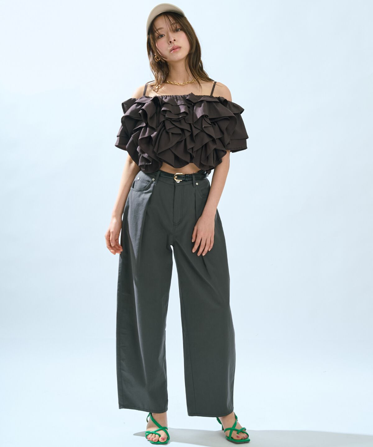 アンドクチュール「バレルパンツ」|その他|ﾁｬｺｰﾙｸﾞﾚｰ