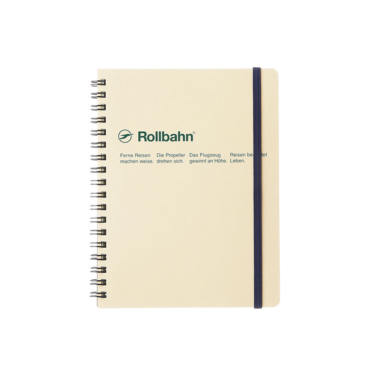 Rollbahn「ロルバーンポケット付メモL」|ステーショナリー|クリーム