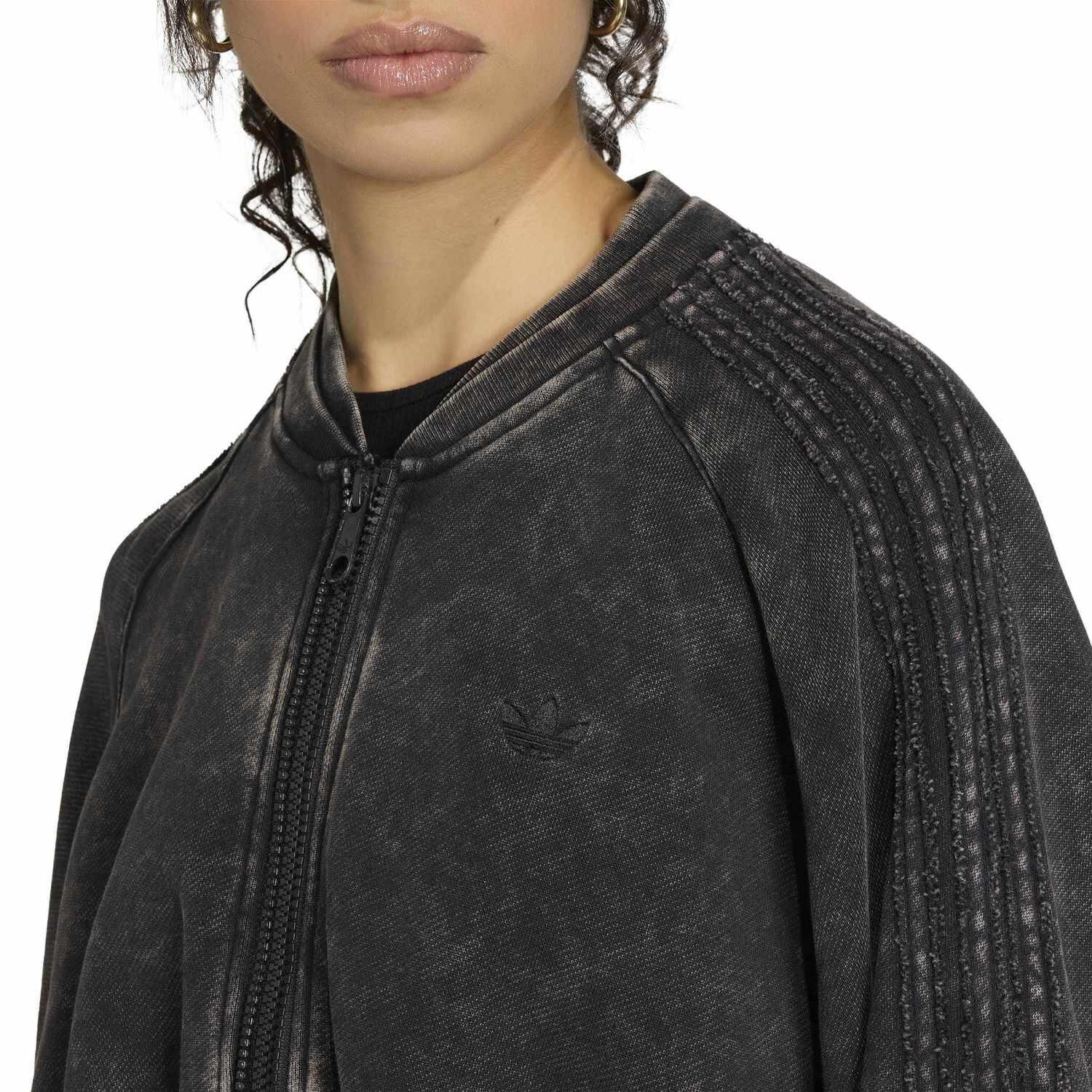adidas「【ADIDAS ｳｪｱ】W SST DOUBLE LAYERED CROPPEDTT」|ポロシャツ|