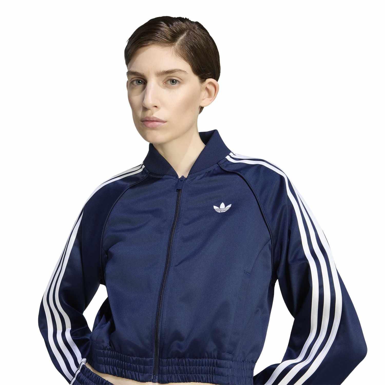 adidas「【ADIDAS ｳｪｱ】W SATIN SST JACKET」|ポロシャツ|