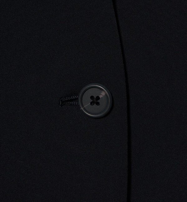 UNITED ARROWS「FEEL CLEAN Vノーカラー ジャケット ‐防シワ ストレッチ UVカット‐」|ノーカラージャケット|