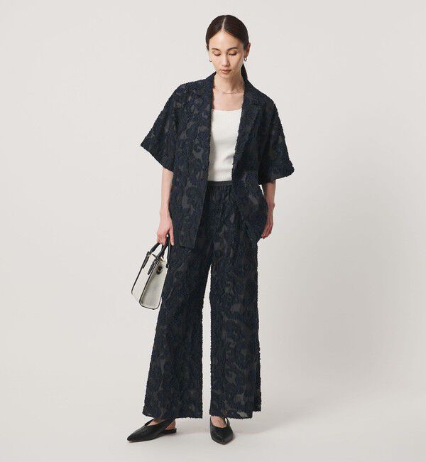 UNITED ARROWS「カット ジャガード ジャケット ‐ウォッシャブル‐」|テーラードジャケット|