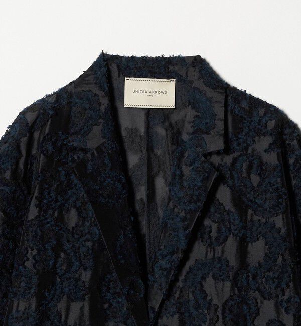 UNITED ARROWS「カット ジャガード ジャケット ‐ウォッシャブル‐」|テーラードジャケット|