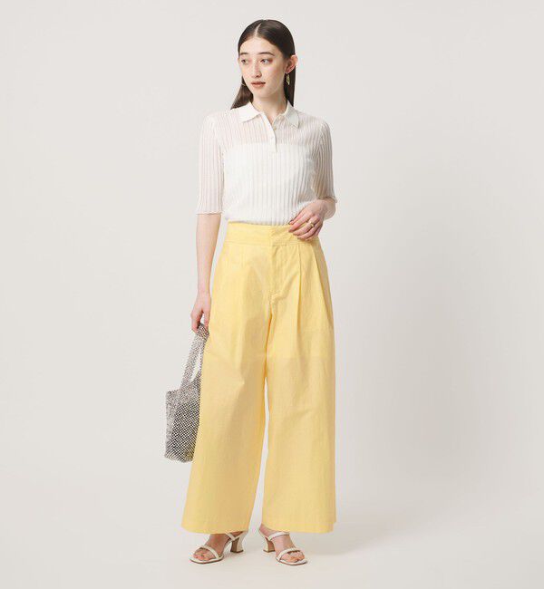 UNITED ARROWS「MANTECO POP ワイドパンツ」|スラックス|