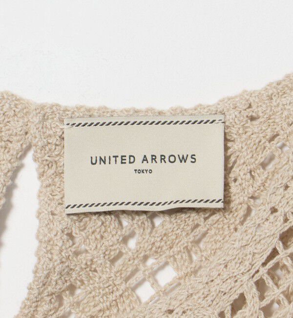 UNITED ARROWS「スパンコール エンブロイダリー ニットベスト ‐ウォッシャブル‐」|ベスト・ジレ|