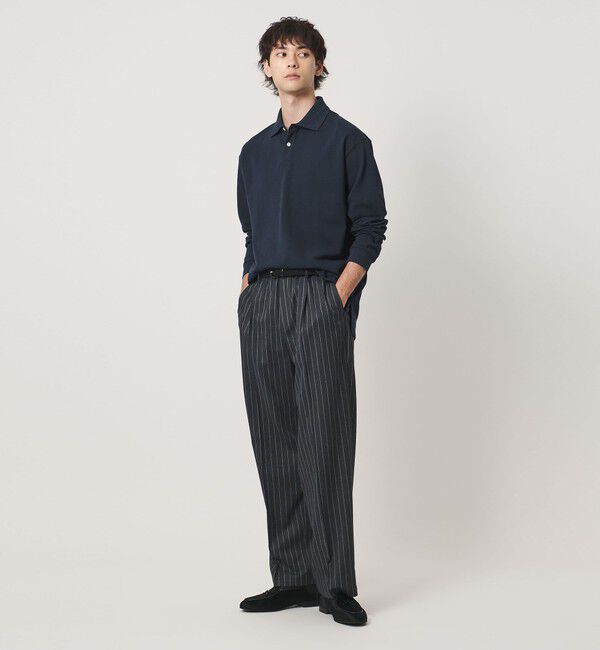 UNITED ARROWS「【別注】＜CONCHON QUINETTE＞ロングスリーブ ポロシャツ」|ポロシャツ|