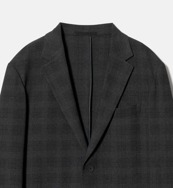 UNITED ARROWS「グレンプレイド シングル 2ボタン テーラードジャケット UA COZY ウォッシャブル 2WAYストレッチ」|テーラードジャケット|