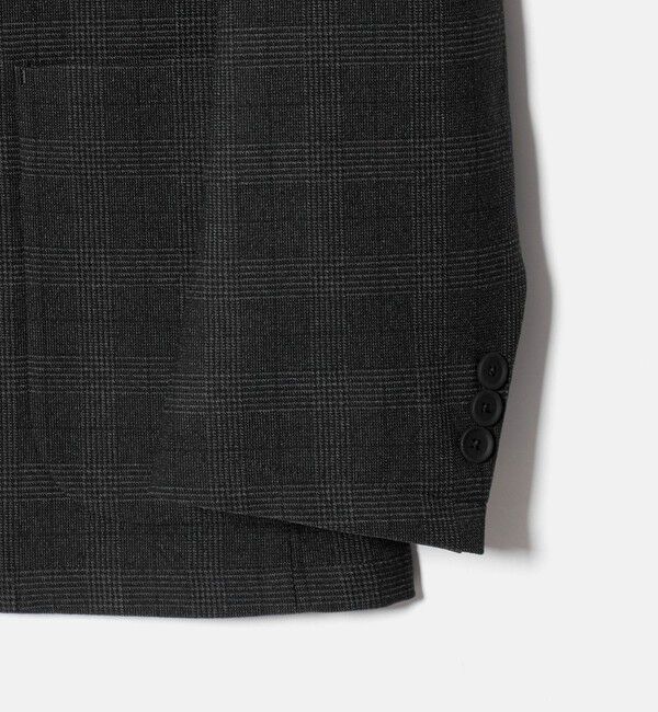 UNITED ARROWS「グレンプレイド シングル 2ボタン テーラードジャケット UA COZY ウォッシャブル 2WAYストレッチ」|テーラードジャケット|