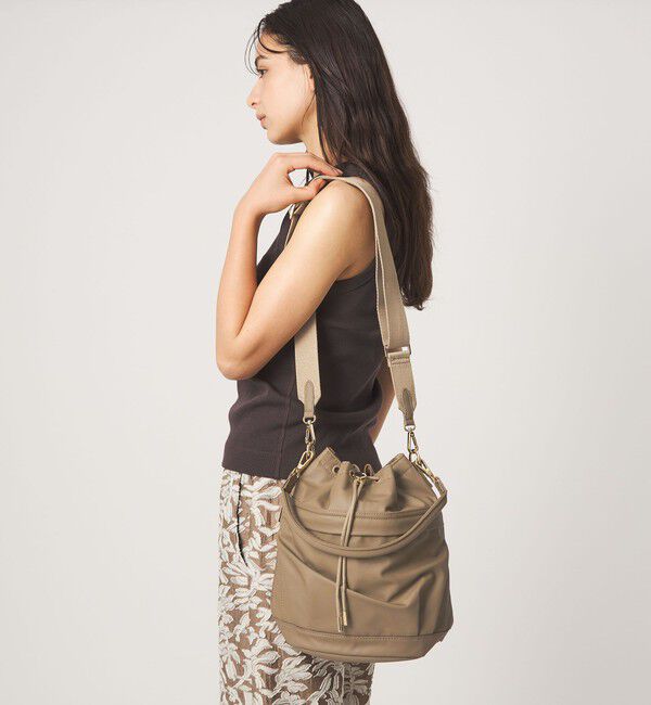 UNITED ARROWS green label relaxing「【WEB限定】＜PARTE＞ポケットドロスト バッグ  はっ水」|ショルダー・メッセンジャー|