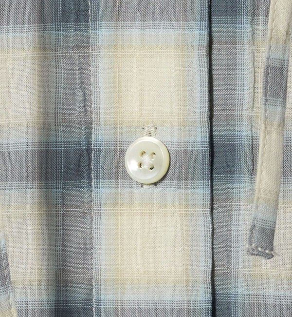 UNITED ARROWS green label relaxing「【WEB限定】＜at ease＞フード チェック シャツ」|シャツ・ブラウス|